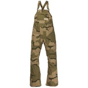 Women’s Burton Avalon Bib Snow Pant camo sz Medium